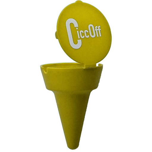 Portacenere da Spiaggia Giallo