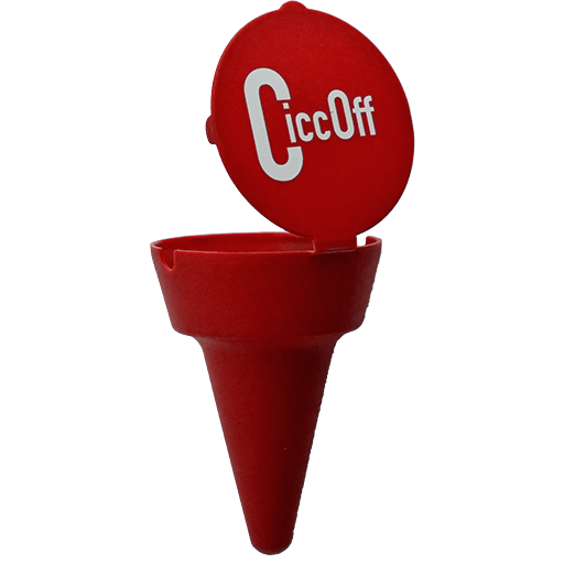 Portacenere da Spiaggia Rosso